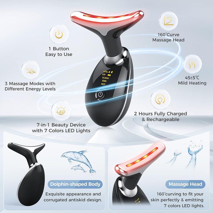 Dolphin-Shaped Neck & Face Lifting Device