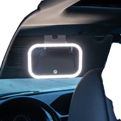 LED Car Vanity Mirror With Lights | 10-Inch Touch Control