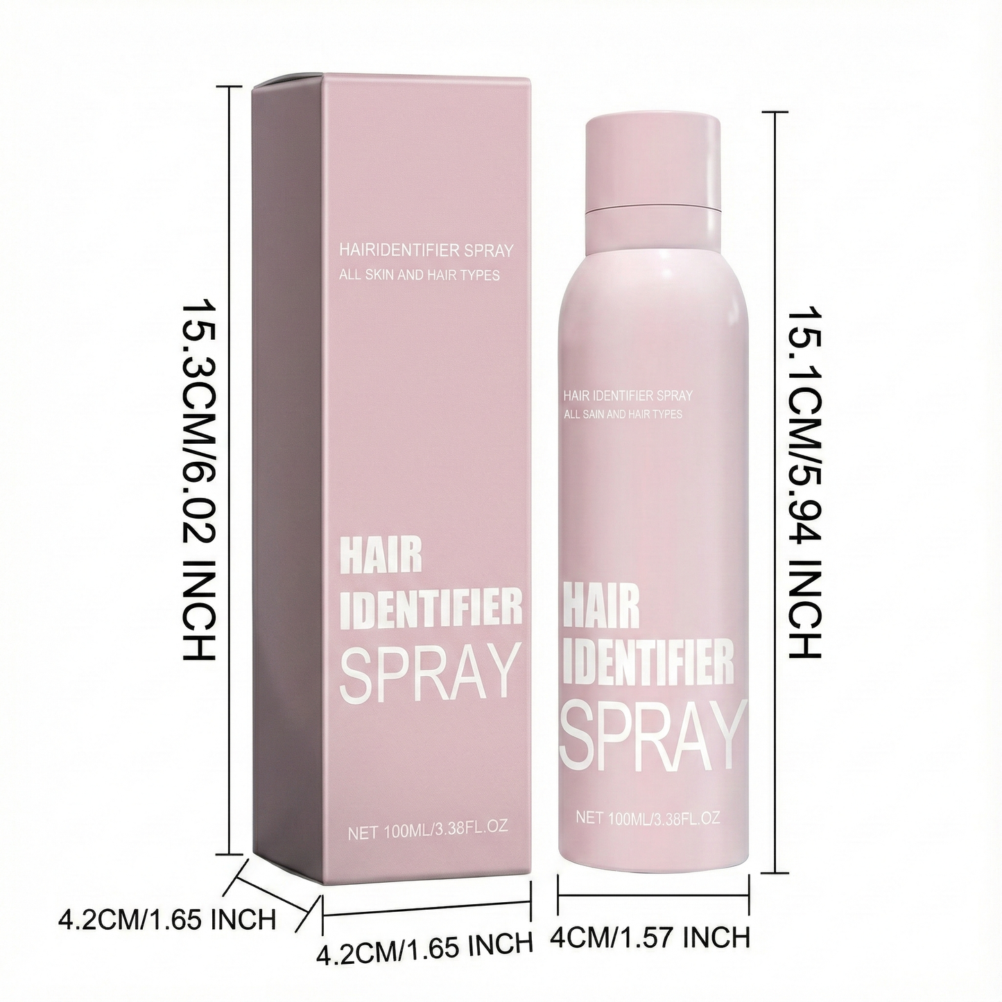Hair Identifier Spray & Precision Razor Set