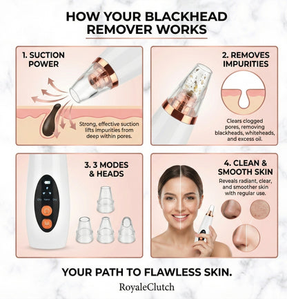 Derma Electric Vacuum Blackhead Remover Device