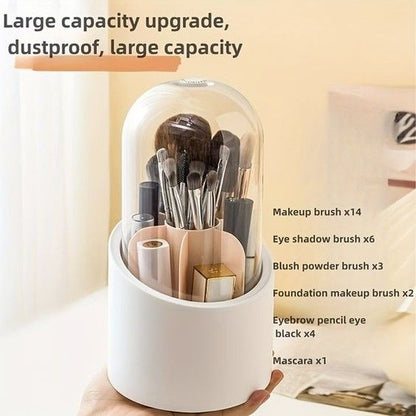 Portable 360° Rotating Makeup Brush Holder