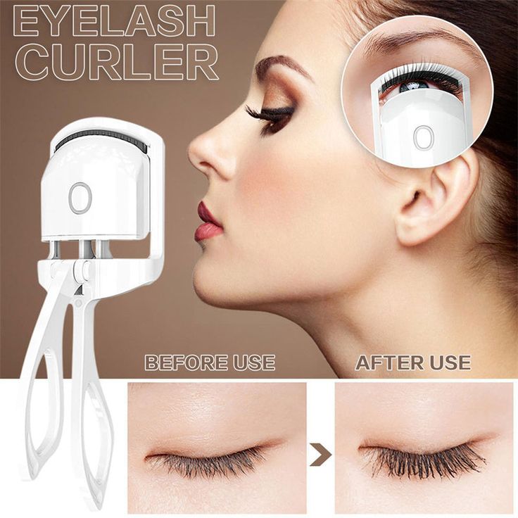 Electric Heated Eyelash Curler | Safe & Fast Heating |Long-Lasting Natural Curl