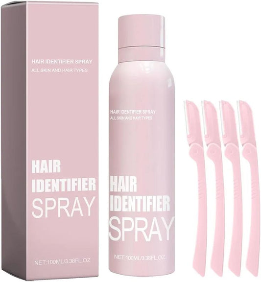 Hair Identifier Spray & Precision Razor Set